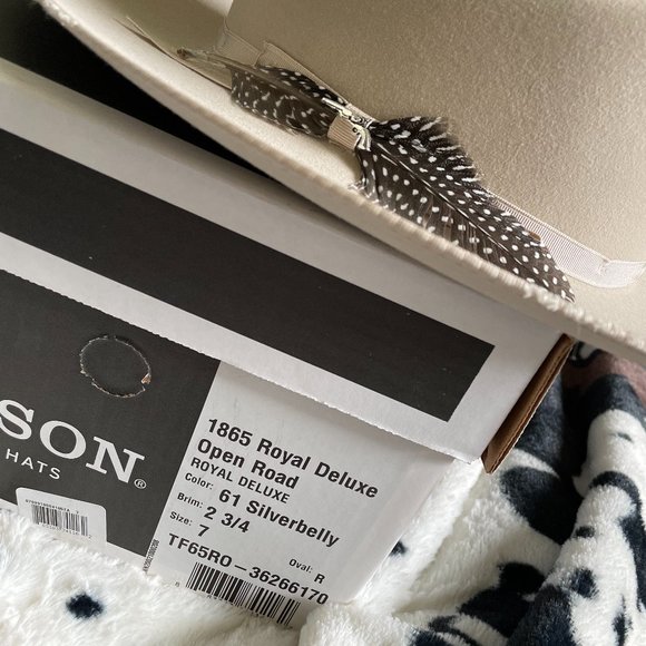 Stetson 1865 Distressed Open Road Royal Deluxe hat - Picture 7 of 9